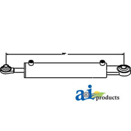 A & I PRODUCTS Hydraulic Top Link Cylinder (Cat II) (3" Bore) 30" x6" x8" A-TLH007